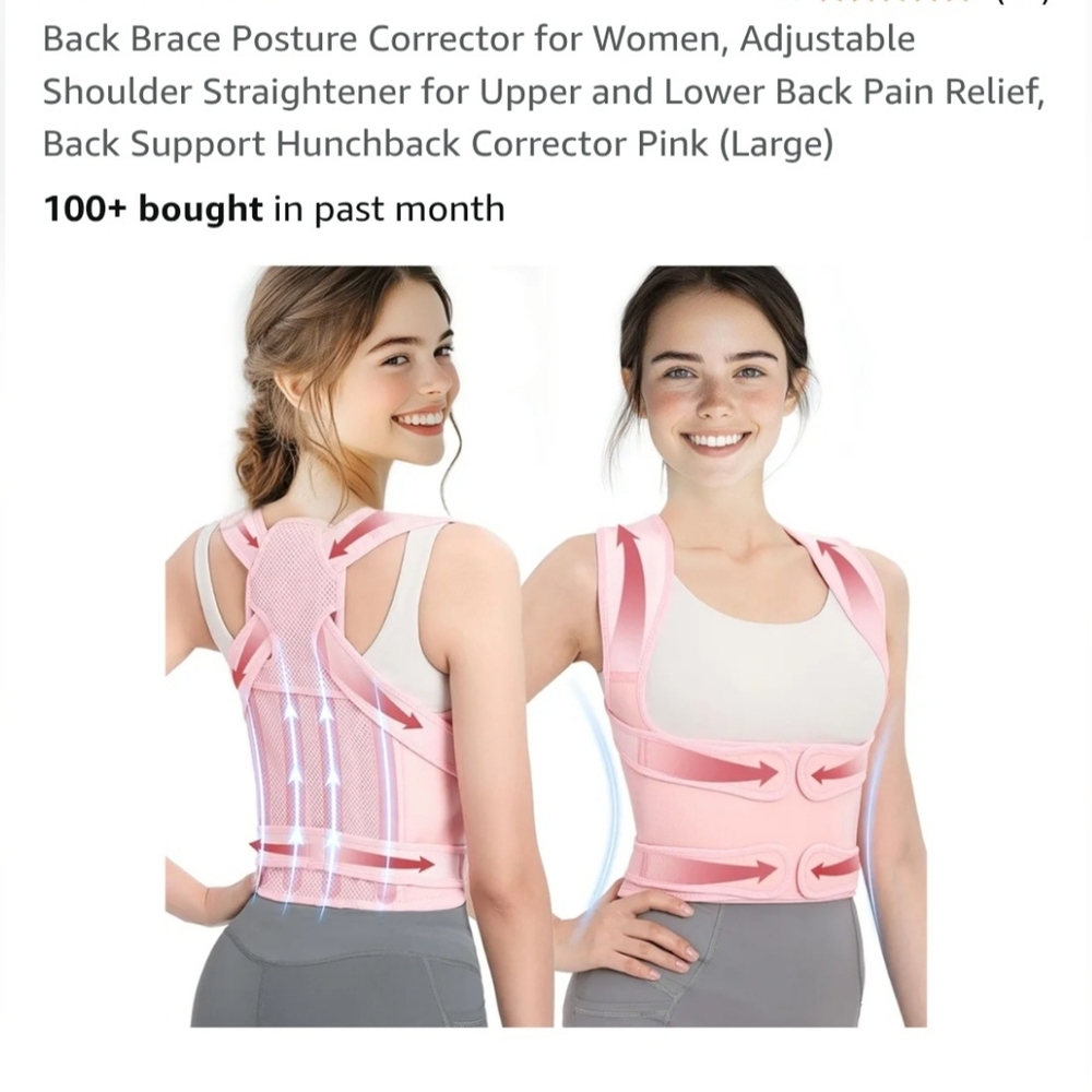 Pink Posture Corrector for Women